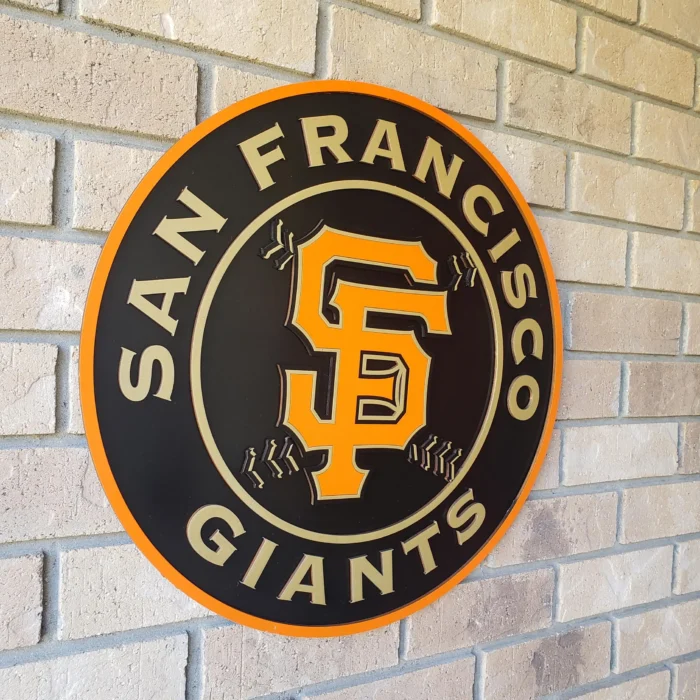 San Francisco Giants 3D Wood Sports Sign