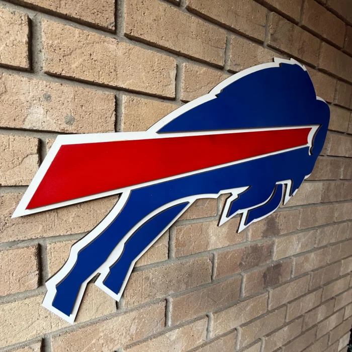 Buffalo Bills 3D Wood Sign