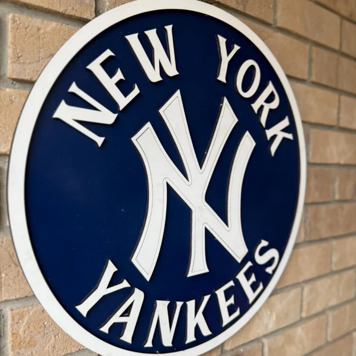 New York Yankees 3D Wood Sports Sign v.1